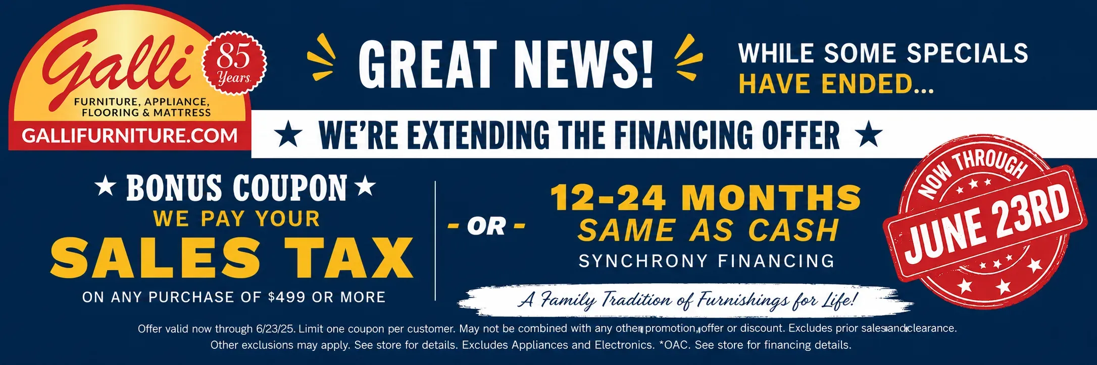 We Pay The Sales Tax!